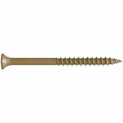 Picture of FastenMaster FMGD212-75 GuardDog Exterior Wood Screw, Tan, 2-1/2-Inch, 75-Pack