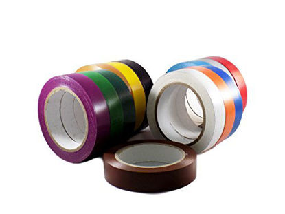 Picture of T.R.U. CVT-536 Rainbow Vinyl Pinstriping Dance Floor Tape: 1 in. Wide x 36 yds. Several Colors