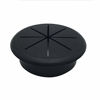 Picture of HYCC 2-3/8" Flexible Desk Grommet - Color: Black - 5 Pack