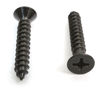 Picture of #6 x 1/2" Xylan Coated Stainless Flat Head Phillips Wood Screw (100 pc) 18-8 S/S Black Xylan Coating Choose Size by Bolt Dropper