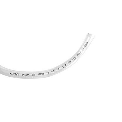 Picture of 25 Feet - 3/8" ID 1/2" OD Clear Vinyl Tubing Food Grade Multipurpose Tube for Beer Line, Kegerator, Wine Making, Aquaponics, Air Hose by Proper Pour