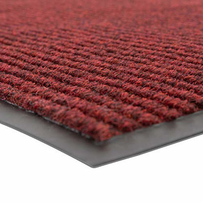 Picture of Notrax - 109S0048RB 109 Brush Step Entrance Mat, for Home or Office, 4' X 8' Red/Black