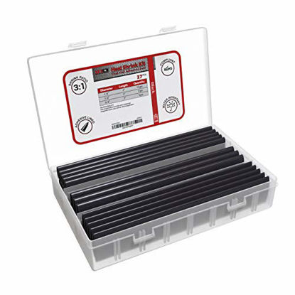 Picture of 27 PC Large Diameter Dual Wall Adhesive Heat Shrink Kit - 3:1 Shrink Ratio - Black