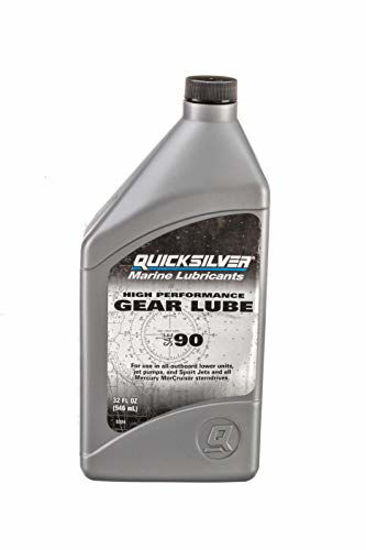 Picture of Quicksilver 858064Q01 High Performance SAE 90 Gear Lube for Mercury Outboards and MerCruiser Sterndrives, 32 oz