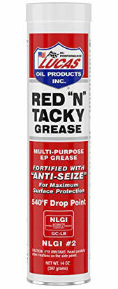 Picture of Lucas Oil 10005 Red 'N' Tacky Grease - 14 Oz.