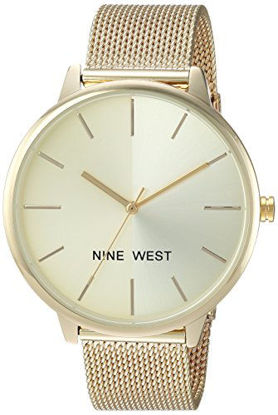 Picture of Nine West Women's Sunray Dial Mesh Bracelet Watch