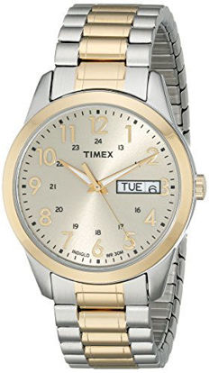 Picture of Timex Men's T2M935 South Street Sport Two-Tone Stainless Steel Expansion Band Watch
