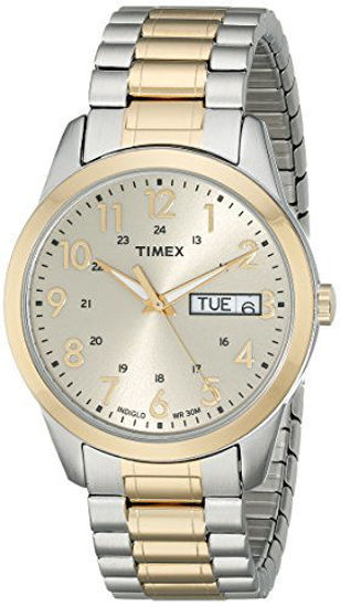 Picture of Timex Men's T2M935 South Street Sport Two-Tone Stainless Steel Expansion Band Watch