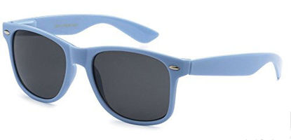 Picture of Sunglasses Classic 80's Vintage Style Design (Light Blue)