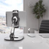 Picture of Tablet Stands and Holders Adjustable: Tablet Cell Phone Holder 360 Degree Swivel Angle Rotation for 4 to 11 inches Tab Phone iPad Samsung Galaxy Perfect POS Kitchen Bedside Office Table Reception