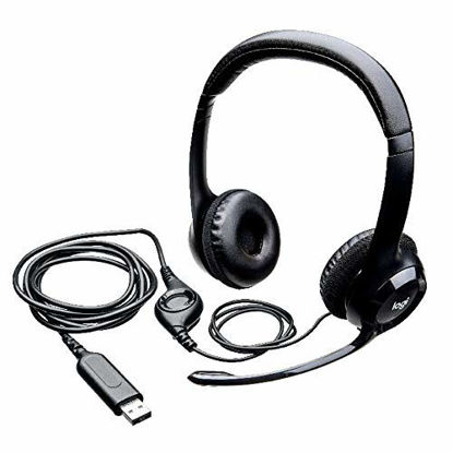 Picture of Logitech ClearChat Comfort/USB Headset H390 (Black)