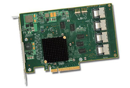 Picture of 16-Port Int, 6GB/S Sata+SAS, Pcie 2.0; in The Box: LSI SAS 9201-16I, Qig, Driver