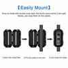 Picture of EMI RFI Noise Filter Cable Ring, Roctee 12 Pcs Ferrite Choke Snap On Noise Suppressor Cable Clip Electronic Ferrites Core for 7MM Diameter Wire (Black)