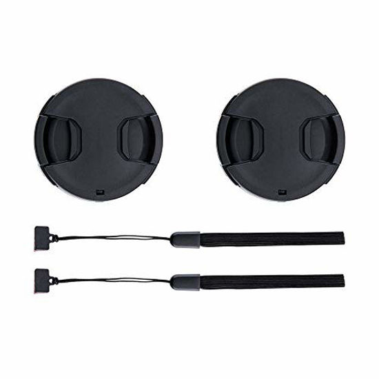 Picture of 49mm Front Lens Cap Cover with Deluxe Cap Keeper for Canon EOS M50 M5 M6 Mark II M200 M100 with Kit Lens EF-M 15-45mm f/3.5-6.3 is STM Lenses and More Lens with 49mm Filter Thread