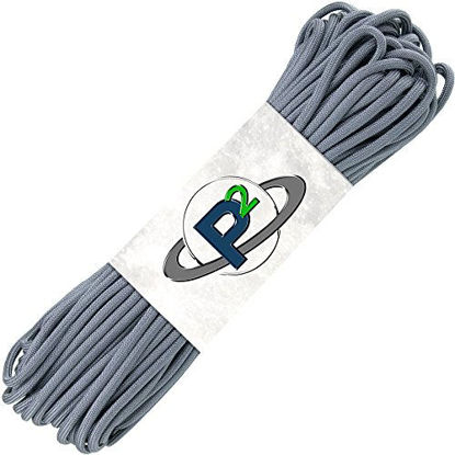 Picture of PARACORD PLANET Mil-Spec Commercial Grade 550lb Type III Nylon Paracord (Charcoal Grey, 100 feet)