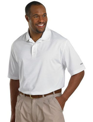 Picture of Reebok Big & Tall Golf Play Dry Solid Polo (1XTall, White)