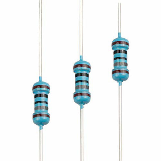 Picture of EDGELEC 100pcs 180 ohm Resistor 1/4w (0.25 Watt) ±1% Tolerance Metal Film Fixed Resistor, Multiple Values of Resistance Optional