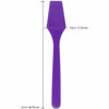 Picture of 200pcs PANA Cosmetic Make Up Disposable Plastic 2.5" Spatulas Skin Care Facial Cream Mask Spatula (PURPLE-200 Pieces in a Box)