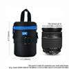 Picture of Camera Lens Pouch JJC DSLR Camera Lens Bag Case for Canon 28-200mm 17-55mm 17-85mm 35mm Nikon 55-200mm 18-105mm 18-200mm Tamron 18-270mm any other Lens with 3.15x5.98