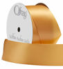 Picture of Berwick Offray 361818 1.5" Wide Single Face Satin Ribbon, Gold Yellow, 4 Yds