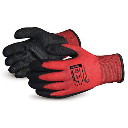 Picture of Superior Winter Work Gloves - Fleece-Lined with Black Tight Grip Palms (Cold Temperatures) SNTAPVC - Size Medium