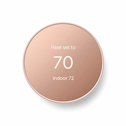 Picture of Google Nest Thermostat - Smart Thermostat for Home - Programmable Wifi Thermostat - Sand