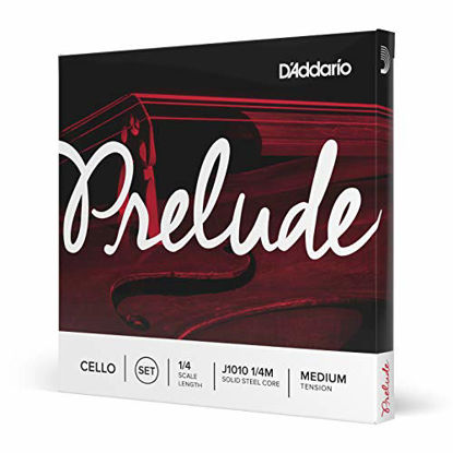 Picture of D'Addario Prelude Cello String Set, 1/4 Scale, Medium Tension