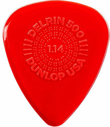Picture of Jim Dunlop Delrin 500 Prime Grip 1.14mm Guitar Picks (450P1.14)
