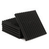 Picture of 48 Pack Black red 1" x 12" x 12" Acoustic Wedge Studio Foam Sound Absorption Wall Panels