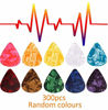 Picture of AUGSHY 300 Pcs Guitar Picks Sampler Value Pack, Includes Thin, Medium & Heavy Gauges