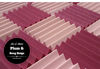 Picture of Soundproofing Acoustic Studio Foam - Plum Color - Wedge Style Panels 12x12x2 Tiles - 4 Pack