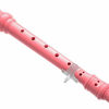 Picture of Eastar ERS-21GP ABS Soprano Recorder German Style Key of C, with Thumb Rest + Fingering Chart + Cleaning Rod + Cotton Bag, Pink