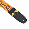 Picture of Amumu Polka Dots Guitar Strap Orange with 3 pick holders for Acoustic, Electric, Bass Guitars W/FREE 3 Picks & Strap Blocks & Headstock Strap Tie - 2" Wide