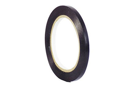 Picture of WOD VTC365 Black Vinyl Pinstriping Tape, 3/8 inch x 36 yds. for School Gym Marking Floor, Crafting, Stripping Arcade1Up, Vehicles and More