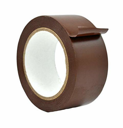 Picture of WOD VTC365 Brown Vinyl Pinstriping Tape, 2 inch x 36 yds. for School Gym Marking Floor, Crafting, & Stripping Arcade1Up, Vehicles and More