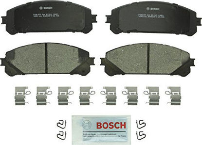 Picture of Bosch BC1324 QuietCast Premium Ceramic Disc Brake Pad Set For: Lexus NX200t, NX300h, RX350, RX450h; Toyota Highlander, Sienna, Front