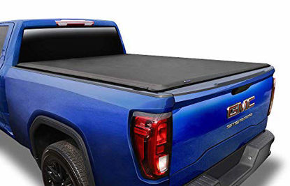 Picture of Tyger Auto T1 Soft Roll Up Truck Bed Tonneau Cover for 2007-2013 Chevy Silverado / GMC Sierra 1500 Fleetside 5'8" Bed TG-BC1C9003