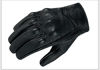 Picture of Full finger Goat Skin Leather Touch Screen Motorcycle Gloves For Men S,M,L,XL,XXL (Perforated, M)