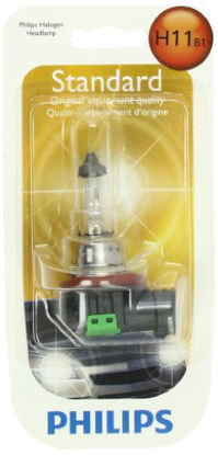 Picture of Philips H11 Standard Halogen Headlight Bulb (Pack of 1)
