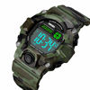 Picture of Boys Camouflage LED Sports Kids Watch,Waterproof Digital Electronic Military Wrist Watches for Kids with Silicone Band Luminous Alarm Stopwatch Watches Age 5-10