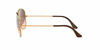 Picture of Ray-Ban unisex adult Rb3025 Classic Gradient Sunglasses, Shiny Light Bronze/Pink/Brown Gradient, 55 mm US