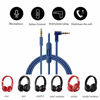 Picture of Replacement Audio Cable Cord Wire with in line Microphone and Control For Beats by Dr Dre Headphones Solo Studio Pro Detox Wireless Mixr Executive Pill (Dark Blue)
