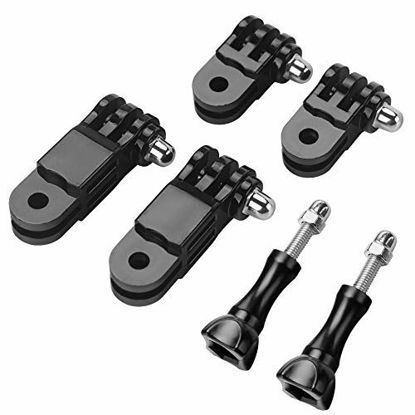 Picture of Adjust Arm Straight Joints Mount,HSU Long and Short Vertical Direction Straight Joints Mount for Gopro Hero 8 7 6 5 4 3 3+ 2 1 and SJ4000, SJ5000, SJ7000, and Xiaomi YI