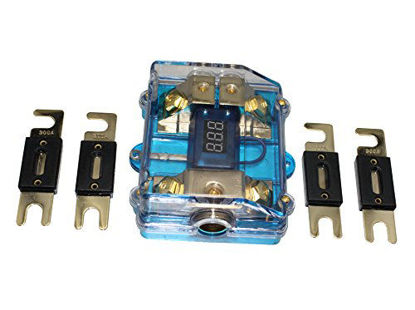 Picture of 500A ANL Dual Digital Platinum ANL Distribution Block 0-4 Ga Fuse Holder