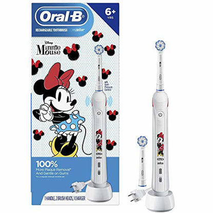 Picture of Oral-B Kids Electric Toothbrush Featuring Disney's Minnie Mouse, for Kids 6+