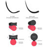 Picture of Ellipse Eyelash Extensions 0.15mm D Curl 8mm Flat Eyelash Extension supplies Light Lashes Matte Individual Eyelashes Salon Use Black Mink False Lashes Mink Lashes Extensions(D-0.15-8mm)