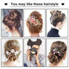 Picture of Messy Bun Hair Piece, 2PCS Tousled Updo Hair Extensions Hair Bun Curly Wavy Ponytail Hairpieces Hair Scrunchies with Elastic Rubber Band for Women Girls Ash Blonde bleach Blonde Highlights 24H613