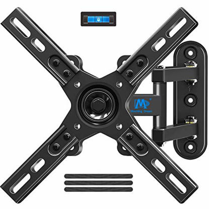 Picture of Mounting Dream Full Motion TV Wall Mounts TV Bracket with Articulating Arms for Most 17-39 Inches LED, LCD TV, TV Mount up to VESA 200x200mm and 33 lbs, Monitor Mount with Tilt and Swivel MD2462
