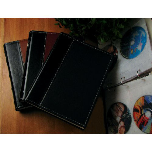 GetUSCart BellagioItalia Black DVD Storage Binder Set Stores Up to
