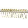 Picture of Amazer Shower Curtain Hooks Rings, Stainless Steel Shower Curtain Rings and Hooks for Bathroom Shower Rods Curtains-Set of 12, Polished Golden